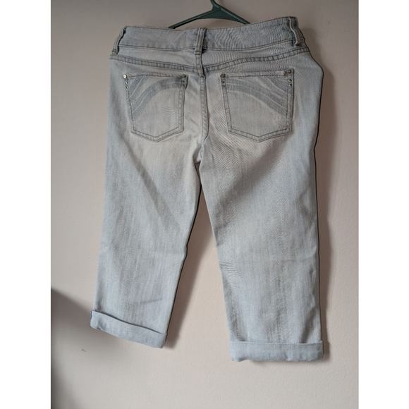 Women's White House Black Market Light Blue jean Capris Size 0 - Picture 4 of 4